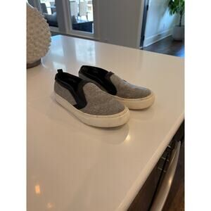 Zara slip on cloth shoes. Grey and black. Size 38.